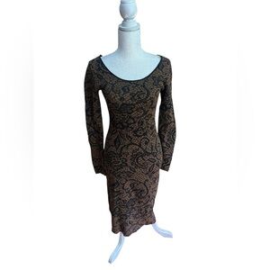 Peruvian Connection Pima Cotton Sweater Dress, size small